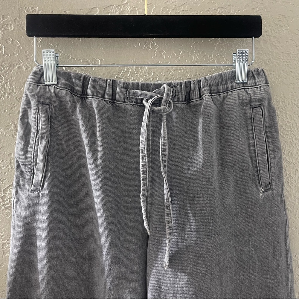 Y2K Zara Women’s‎ Casual Heather Gray Baggy Drawstring Waist Pants Size Small - Picture 2 of 10